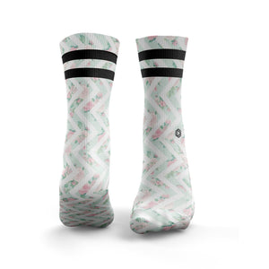 Floral Zig Zags Socks