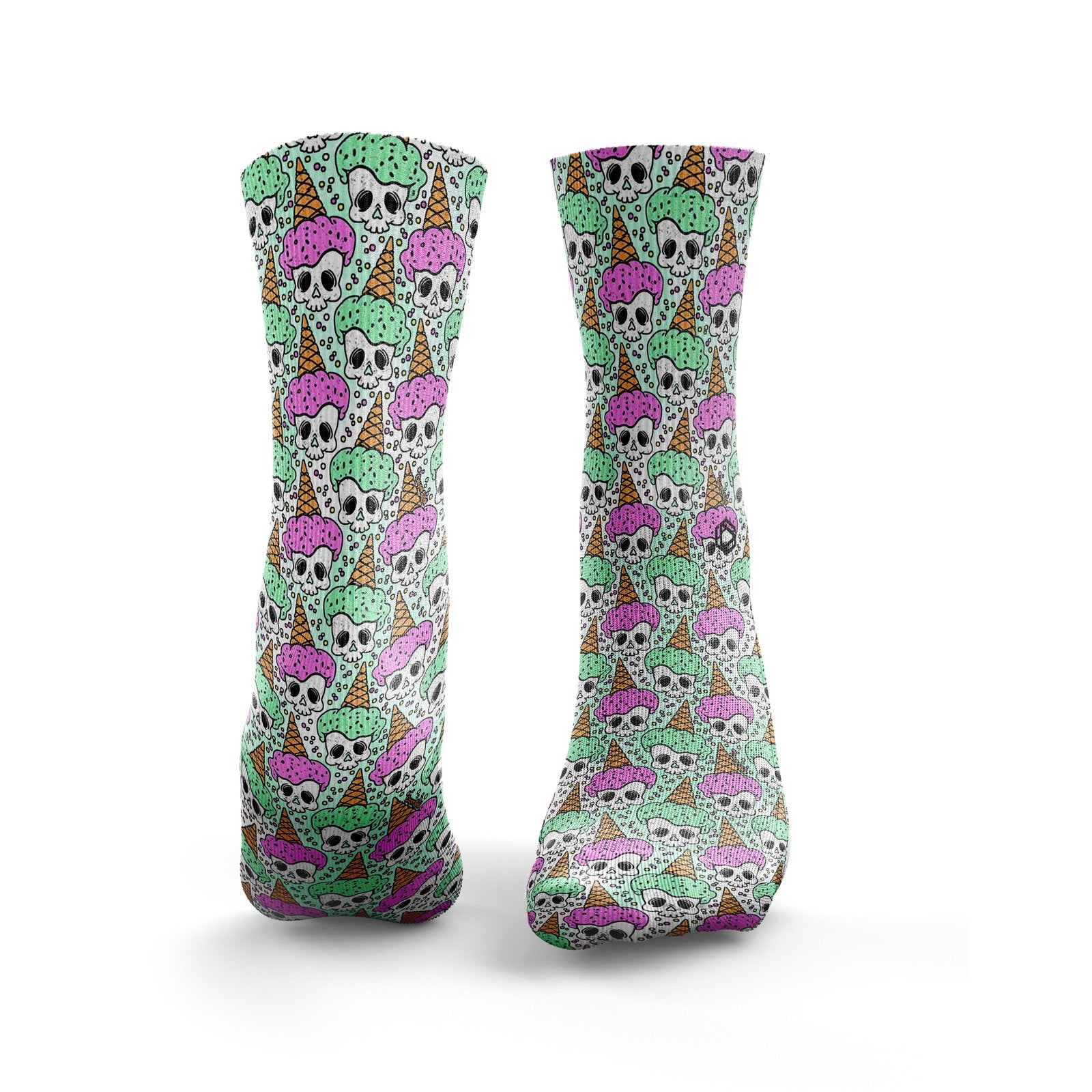 Ice Cream Skulls Socks