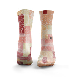 PAISLEY PATCHWORK SOCKS