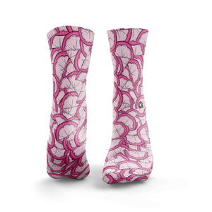 Pink Grapefruit Slice Socks